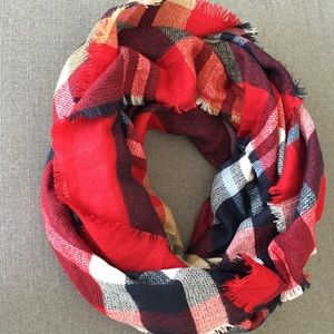 Plaid Blanket Scarf